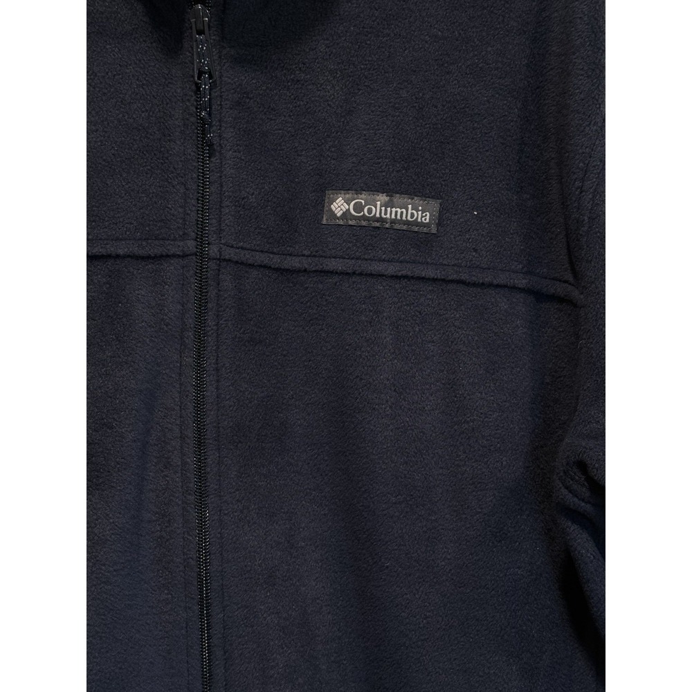 Columbia Steens Mountain‎ 2.0 Full Zip Navy Blue Fleece Jacket Zip Mens Lg Tall - Picture 5 of 9